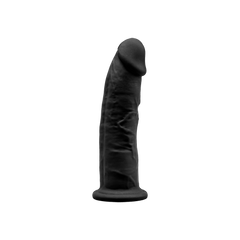 Фалоімітатор SilexD Robby Black (MODEL 2 size 6in), двошаровий, силікон + Silexpan, діаметр 3,5см SO3459 фото