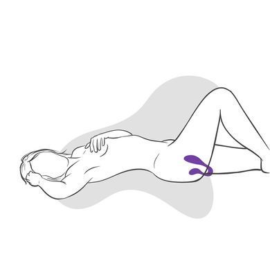 Вибратор для пар Adrien Lastic Couple Secrets II с пультом LRS, два мотора, универсальный AD11933 фото