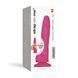 Реалистичный фаллоимитатор Strap-On-Me Sliding Skin Realistic Dildo Fuchsia - M, эффект подвижной ко SO6255 фото 7