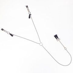 Затискач для сосків та клітора Art of Sex - Nipple and clit clamps Black Pearl SO5869 фото