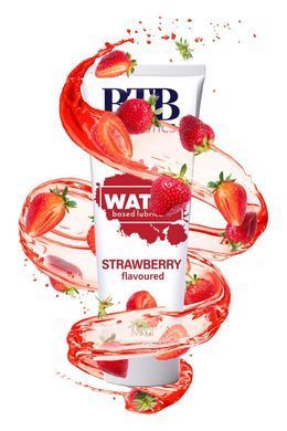 Змазка на водній основі BTB FLAVORED STRAWBERRY з ароматом полуниці (100 мл) SO7545 фото