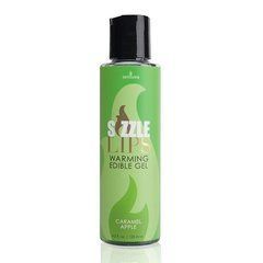 Согревающий массажный гель Sensuva - Sizzle Lips Caramel Apple (125 мл), без сахара, съедобный SO3209 фото