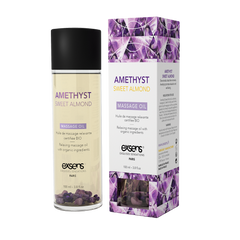 Масажна олія EXSENS Amethyst Sweet Almond (розслаблювальна, з аметистом) 100мл, натуральна SO2371 фото