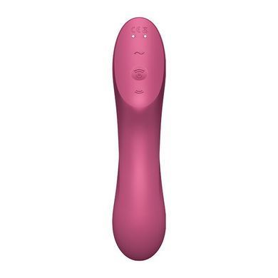 Вакуумный стимулятор с вибрацией Satisfyer Curvy Trinity 3 Red SO6117 фото