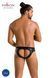 Чоловічі сліпи з вирізами Passion Slip Joe XXL/XXXL, чорні, екошкіра, відкриті сідниці SO7596 фото 6