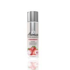 Натуральна масажна олія System JO Aromatix &mdash; Massage Oil &mdash; Strawberry 120 мл SO6768 фото