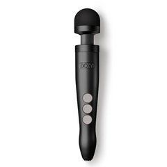Вібромасажер DOXY Die Cast 3R Matte Black, дуже потужний, живлення 220В, металевий корпус SO8024 фото