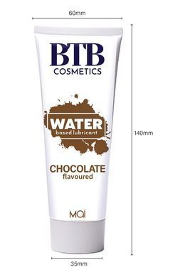 Змазка на водній основі BTB FLAVORED CHOCOLAT з ароматом шоколаду (100 мл) SO7534 фото