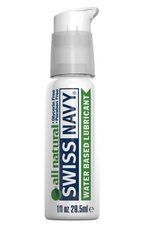Лубрикант на водной основе для чувствительной кожи Swiss Navy All Natural 29,5 мл SO5674 фото