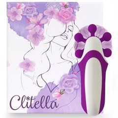 Стимулятор з імітацією оральних ласк FeelzToys - Clitella Oral Clitoral Stimulator Purple SO5066 фото