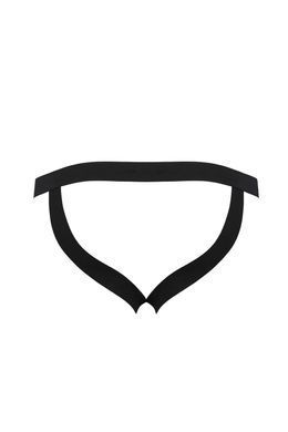 Чоловічі сліпи на шнурівці Passion Slip Ben XXL/XXXL, чорні, екошкіра, люверси SO7605 фото