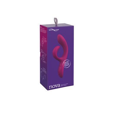 Смарт вібратор-кролик We-Vibe Nova Fuchsia, ергономічний, регульований кут нахилу стовбура SO6930 фото