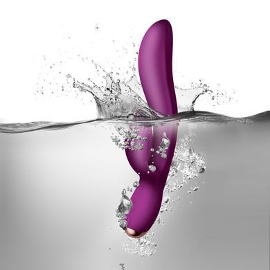 Вібратор-кролик Rocks Off Regala Fuchsia для стимуляції точки А, 2 потужні мотори, LED-підсвічування SO4484 фото
