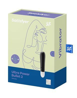 Вибропуля перезаряжаемая Ultra Power Bullet 2 Black SO5423 фото