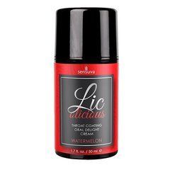 Гель для мінету Sensuva Lic-o-licious Watermelon (50 мл), оліїстий, без цукру SO3199 фото