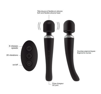 Вибромассажер Dorcel MEGAWAND Black SO1403 фото