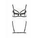 Бюстгальтер-стрепи з мереживом SOLON BRA black L/XL - Passion Exclusive PS28001 фото 5
