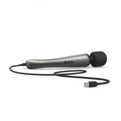 Мощный вибромассажер Dorcel MEGAWAND Chrome Silver водонепроницаемый, перезаряжаемый, 160 режимов SO5529 фото