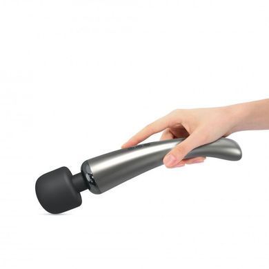Мощный вибромассажер Dorcel MEGAWAND Chrome Silver водонепроницаемый, перезаряжаемый, 160 режимов SO5529 фото