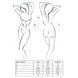 JANET CORSET white XXL/XXXL - Passion EL11806 фото 3
