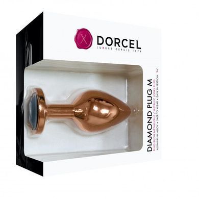 Металлическая анальная пробка с украшением в виде кристалла Dorcel - Diamond Plug M SO5531 фото