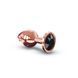 Металлическая анальная пробка с украшением в виде кристалла Dorcel - Diamond Plug M SO5531 фото 1