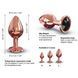 Металлическая анальная пробка с украшением в виде кристалла Dorcel - Diamond Plug M SO5531 фото 4