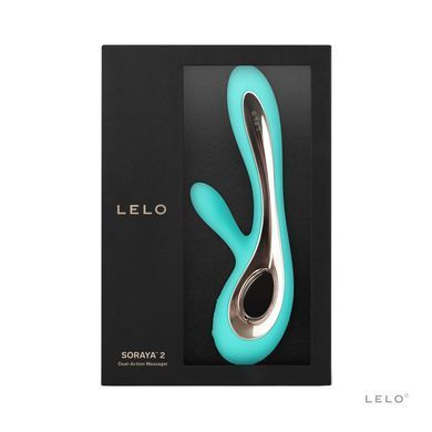 Вібратор-кролик LELO Soraya 2 Aqua, 12 режимів вібрації, до 4 годин роботи SO8110 фото