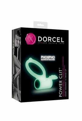 Эрекционное кольцо Dorcel Power Clit White PHOSPHO MD1397 фото