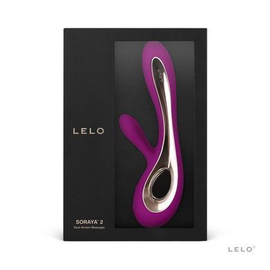 Вібратор-кролик LELO Soraya 2 Deep Rose, 12 режимів вібрації, до 4 годин роботи SO8111 фото