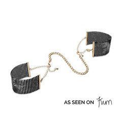 Украшение-наручники Bijoux Indiscrets Desir Metallique Handcuffs - Black SO2663 фото