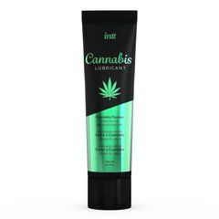 Лубрикант на водной основе Intt Cannabis (100 мл) с маслом семян конопли, не растекается SO2931 фото