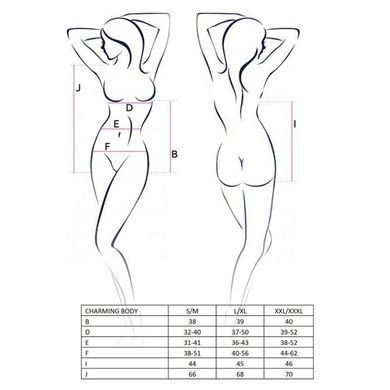 CHARMING BODY black L/XL - Passion EL11001 фото
