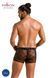 Чоловічі прозорі боксери Passion Short James L/XL, чорні, сітка SO7567 фото 6