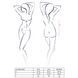 JUSTINA BODY black S/M - Passion EL15402 фото 5