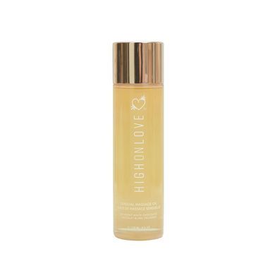 Масажна олія HighOnLove Massage Oil - Decadent White Chocolate (120 мл) з маслом насіння конопель SO3056 фото