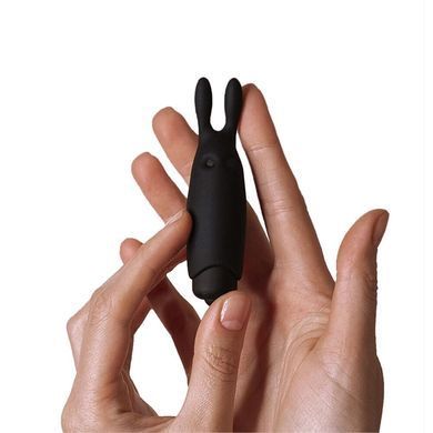 Минивибратор Adrien Lastic Pocket Vibe Rabbit Black AD33499 фото