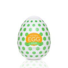 Мастурбатор-яйце Tenga Egg Stud із шестикутними виступами SO5495 фото