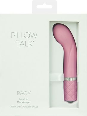Роскошный вибратор PILLOW TALK - Racy Pink с кристаллом Сваровски SO2719 фото