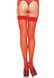 Leg Avenue Sheer backseam stockings OS Red SO7978 фото 1