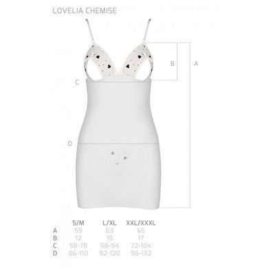LOVELIA CHEMISE white XXL/XXXL - Passion SO4764 фото