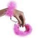 Наручники металлические с розовой отделкой Adrien Lastic Handcuffs Pink AD30301 фото 3