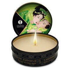 Массажная свеча Shunga MINI MASSAGE CANDLE - Exotic Green Tea (30 мл) SO2521 фото