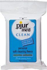 Влажные салфетки pjur med CLEAN 25 штук PJ10430 фото