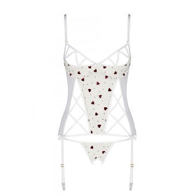 LOVELIA CORSET white L/XL - Passion SO4768 фото