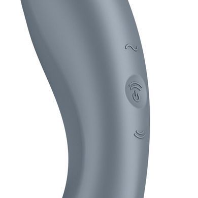 Вакуумний кліторальний стимулятор Satisfyer Curvy Trinity 1 Bluegrey SO8408 фото