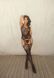 Leg Avenue Jacquard net bodystocking OS Black SO7903 фото 5