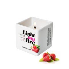 Массажная свеча Love To Love LIGHT MY FIRE Strawberry (80 мл) SO1398 фото